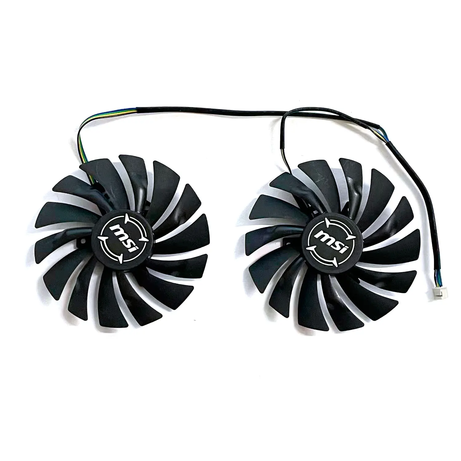 UKGF Brand new 95MM PLD10010S12HH suitable for MSI Radeon R9 380 Armor 2X GTX 1060/1070/1080 TI RX 470/570 RX580 graphics card
UKGF Brand new 95MM PLD10010S12HH suitable for MSI Radeon R9 380 Armor 2X GTX 1060/1070/1080 TI RX 470/570 RX580 graphics card