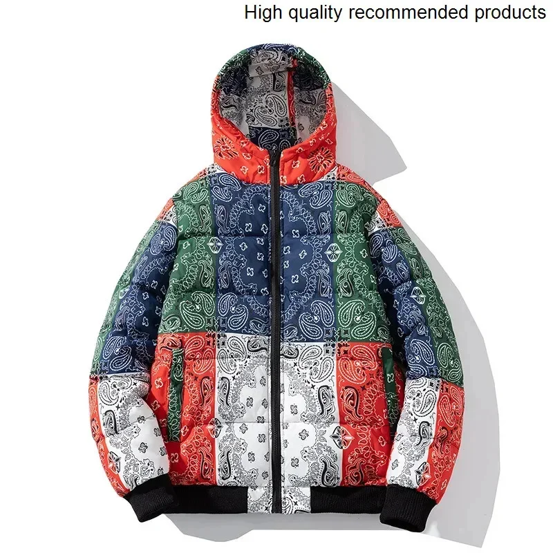 cashew Streetwear Warm Parkas Men flower Print Patchwork Winter Jacket men Harajuku Hip Hop Men Loose Thick Hooded Parka Jacket
cashew Streetwear Warm Parkas Men flower Print Patchwork Winter Jacket men Harajuku Hip Hop Men Loose Thick Hooded Parka Jacket