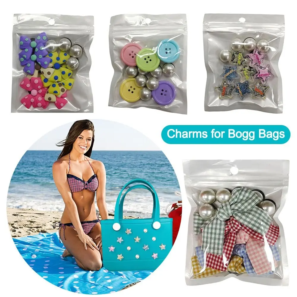 12Pcs/Set DIY Resin Charms for Bogg Bags Pearl Bowknot Button Star Beach Bag Decoration Beach Bag Accessories Charms for Woman
12Pcs/Set DIY Resin Charms for Bogg Bags Pearl Bowknot Button Star Beach Bag Decoration Beach Bag Accessories Charms for Woman