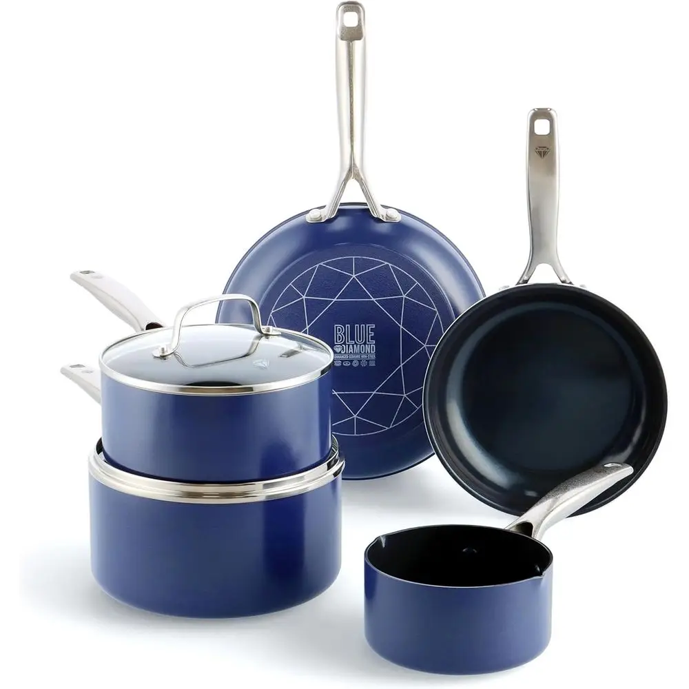 Cookware Diamond Inused Ceic Nonstick, 7 Piece Cookware Pots and Pans Set, PAS-ree, Dishwasher Sae, Oven Sae
Cookware Diamond Inused Ceic Nonstick, 7 Piece Cookware Pots and Pans Set, PAS-ree, Dishwasher Sae, Oven Sae