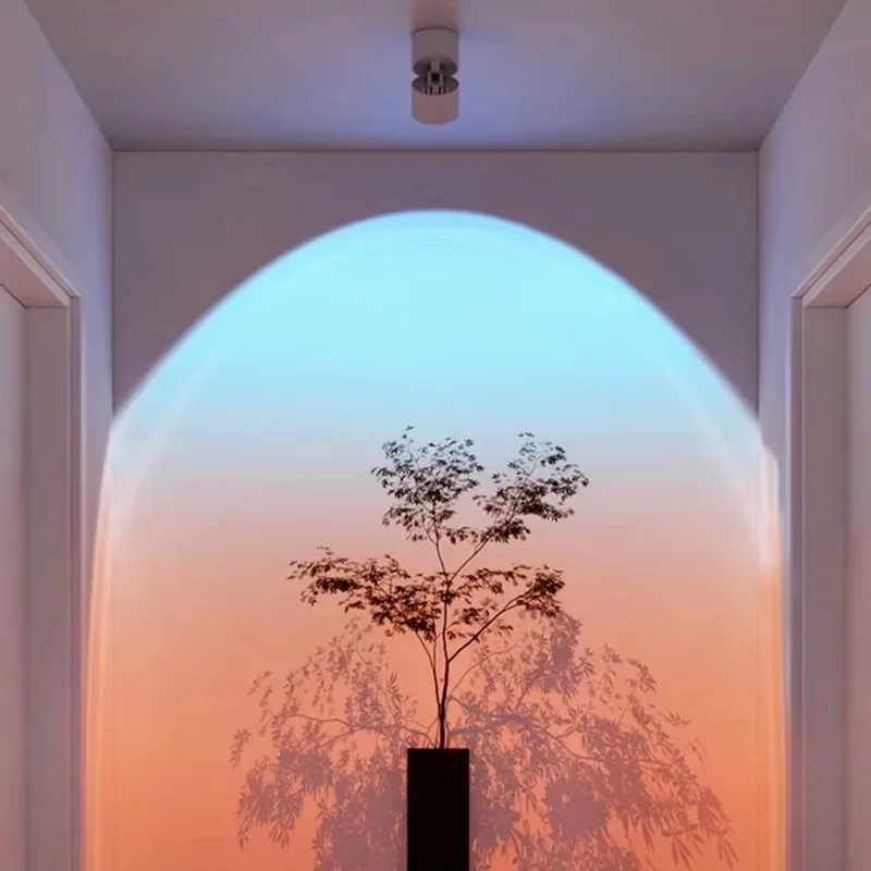 Modern LED Sunset Lamp Adjustable Angle Ceiling Lights Surface Mounted Washing Spotlight Living Room Hallway Wall Sconce Bedroom
Modern LED Sunset Lamp Adjustable Angle Ceiling Lights Surface Mounted Washing Spotlight Living Room Hallway Wall Sconce Bedroom