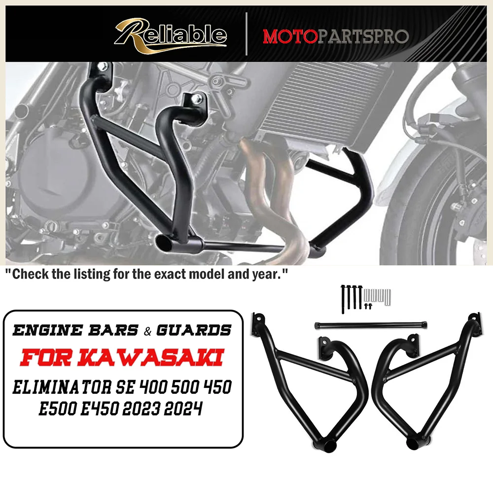 Fit For KAWASAKI Eliminator 500 450 2024-2025 Motorcycle Accessories Engine Guard Crash Bar Frame Bumper Fairings Protector Bars
Fit For KAWASAKI Eliminator 500 450 2024-2025 Motorcycle Accessories Engine Guard Crash Bar Frame Bumper Fairings Protector Bars
