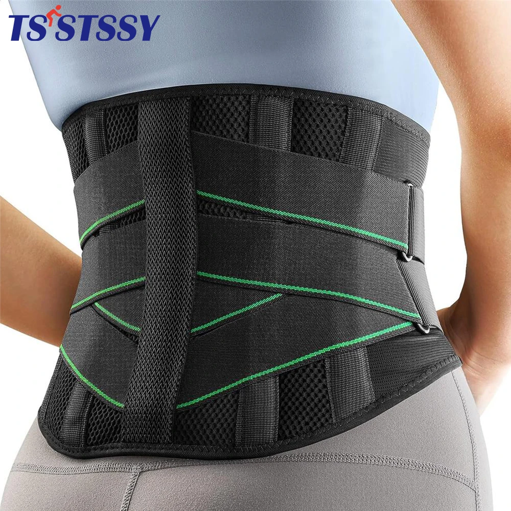Adjustable Lumbar Support Belt Breathable Back Brace with 5 Metal Stay -Lower Back Pain Relief,Scoliosis,Herniated Disc,Sciatica
Adjustable Lumbar Support Belt Breathable Back Brace with 5 Metal Stay -Lower Back Pain Relief,Scoliosis,Herniated Disc,Sciatica