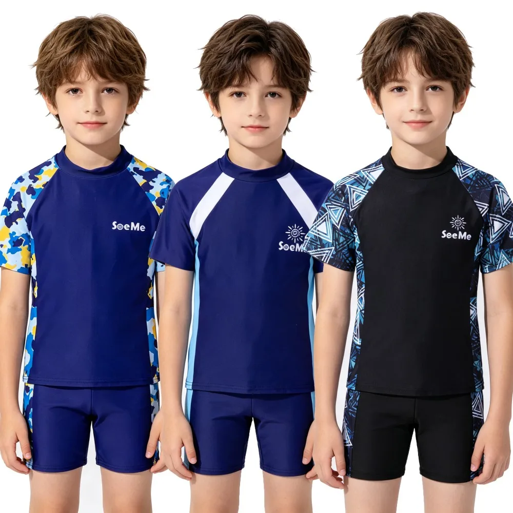 2026 New Kids Boys Swimsuit 2 Pieces Pink Camo Print Swimwear Quick Dry Sport Bathing Suit for Girls
2026 New Kids Boys Swimsuit 2 Pieces Pink Camo Print Swimwear Quick Dry Sport Bathing Suit for Girls