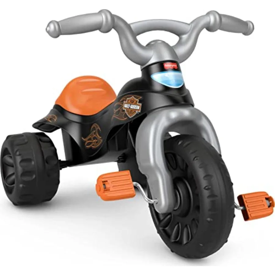 Детский трехколесный велосипед Fisher-Price Harley-Davidson Tough Trike с ручкой-рулем и отсеком для хранения, для игр на улице, возраст 2+ года
Детский трехколесный велосипед Fisher-Price Harley-Davidson Tough Trike с ручкой-рулем и отсеком для хранения, для игр на улице, возраст 2+ года