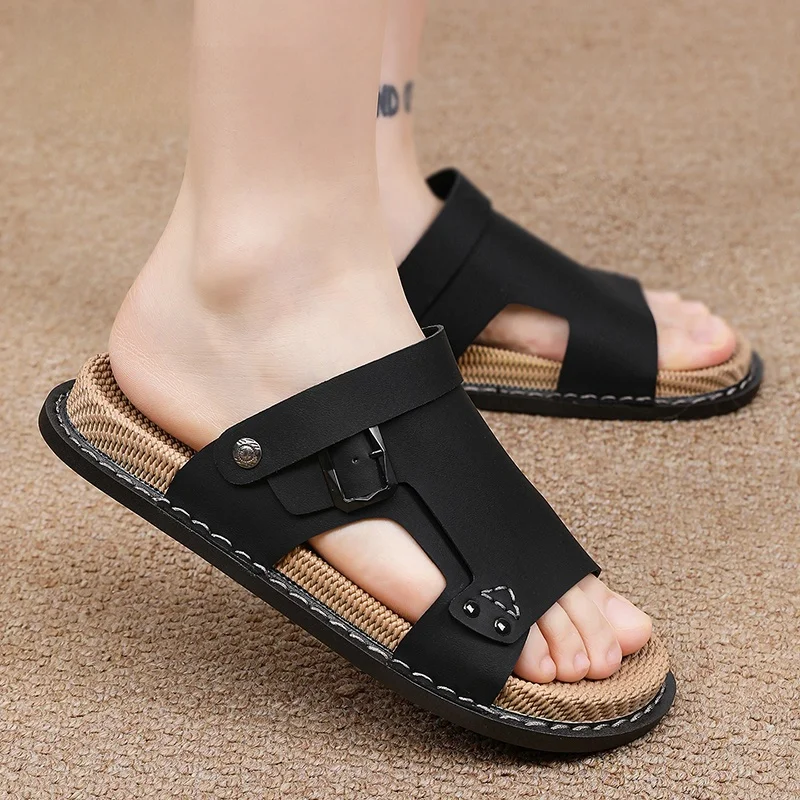Men's Summer Outdoor Sports Sandals Anti-Slip Wear-Resistant Beach Slippers Low Top Korean Style Breathable Rubber Outsole
Men's Summer Outdoor Sports Sandals Anti-Slip Wear-Resistant Beach Slippers Low Top Korean Style Breathable Rubber Outsole