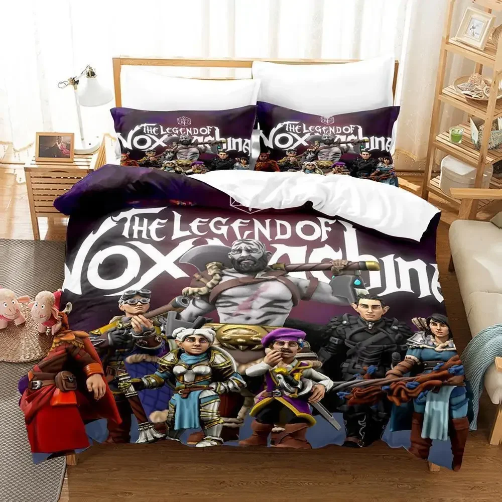 New Anime The legend of vox machina game Bedding Set Single Twin Full Queen King Size Bed Set Adult Kid Bedroom Duvet cover Sets
New Anime The legend of vox machina game Bedding Set Single Twin Full Queen King Size Bed Set Adult Kid Bedroom Duvet cover Sets