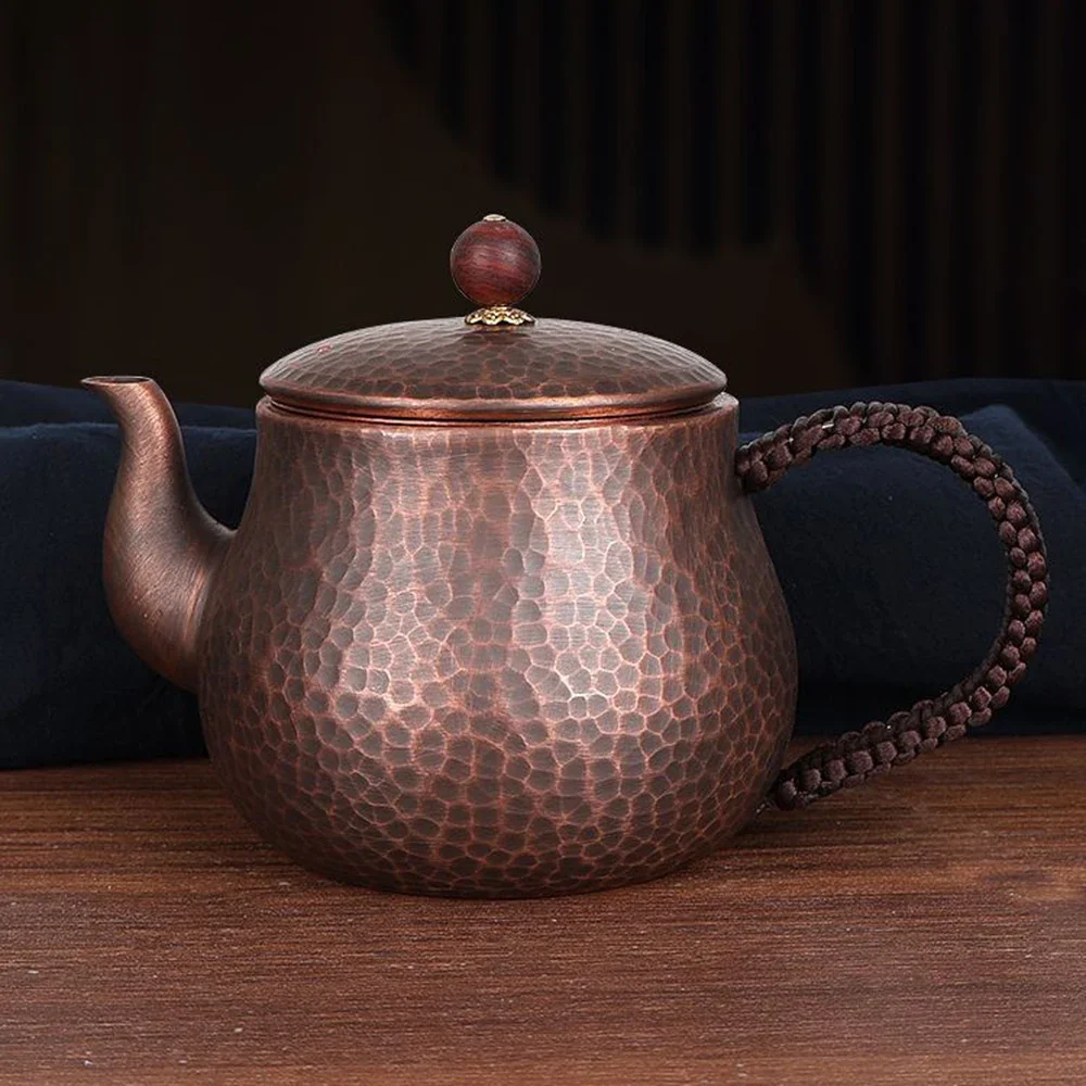 Pure copper side handle small teapot, Household tea kettle, Outdoor charcoal stove boiling water pot, Vintage small copper pot
Pure copper side handle small teapot, Household tea kettle, Outdoor charcoal stove boiling water pot, Vintage small copper pot