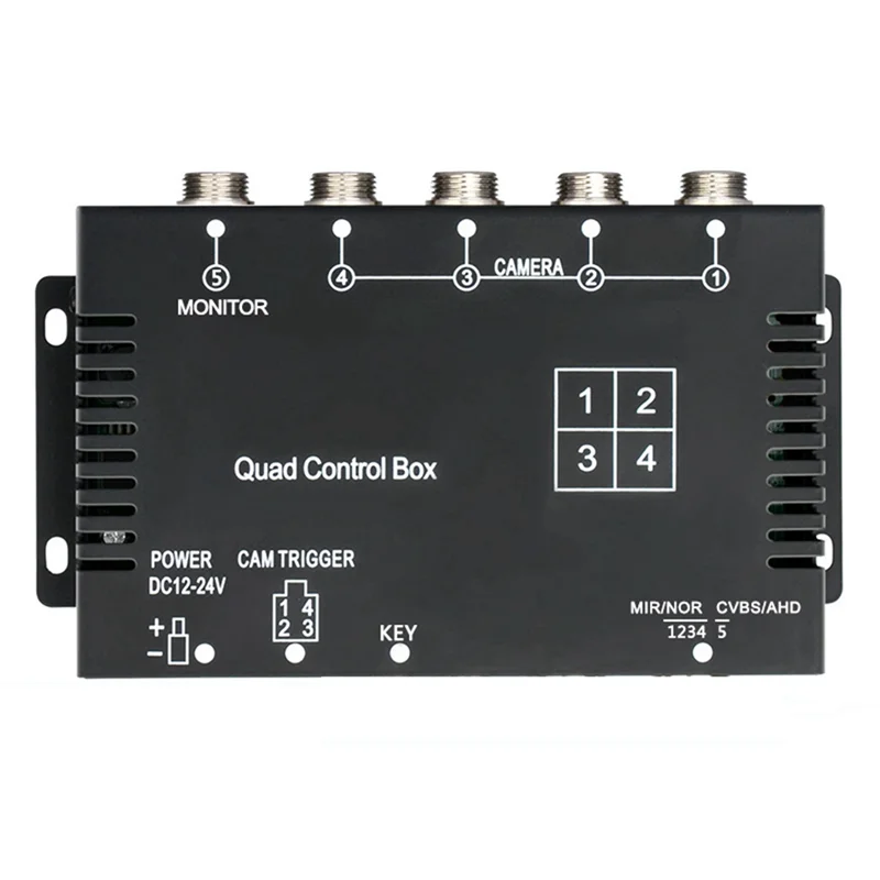 A040-4 Channel Video Splitter 1080P AHD DC12V 24V Camera Video Screen Switch For RV Truck Bus
A040-4 Channel Video Splitter 1080P AHD DC12V 24V Camera Video Screen Switch For RV Truck Bus