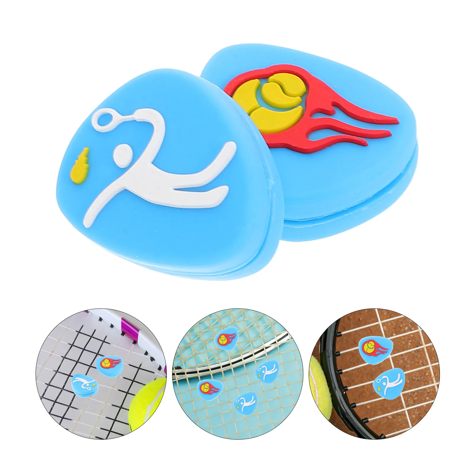 4Pcs Silicone Tennis Racket Dampeners Vibration Absorbers for Sports Tennis Accessories Outdoor Small Shock Absorber
4Pcs Silicone Tennis Racket Dampeners Vibration Absorbers for Sports Tennis Accessories Outdoor Small Shock Absorber