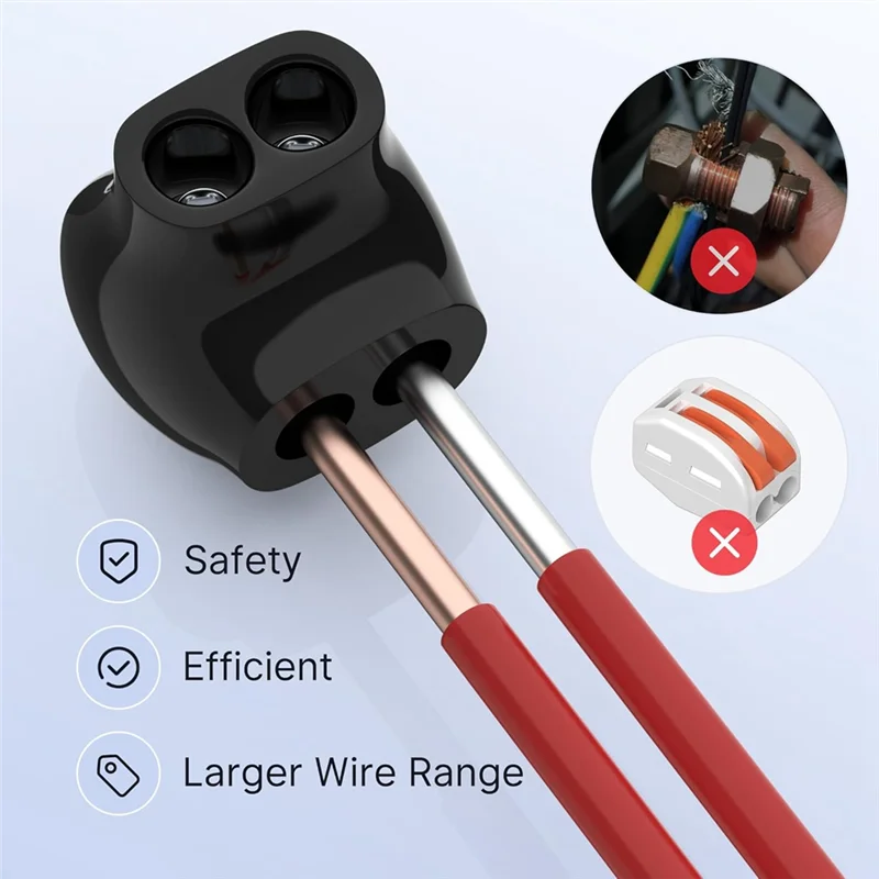 ABCA-4-14 AWG Соединители из алюминия и меди, 2-портовые изолированные многокранные соединители, 5 шт., односторонний вход
ABCA-4-14 AWG Соединители из алюминия и меди, 2-портовые изолированные многокранные соединители, 5 шт., односторонний вход