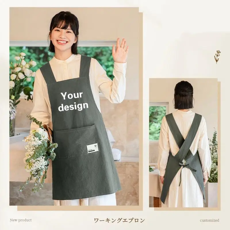 Japanese Apron Custom Logo Milk Tea Coffee Shop Handmade Workshop Workwear Nail Art Breathable Catering Kitchen Specific Apron
Japanese Apron Custom Logo Milk Tea Coffee Shop Handmade Workshop Workwear Nail Art Breathable Catering Kitchen Specific Apron