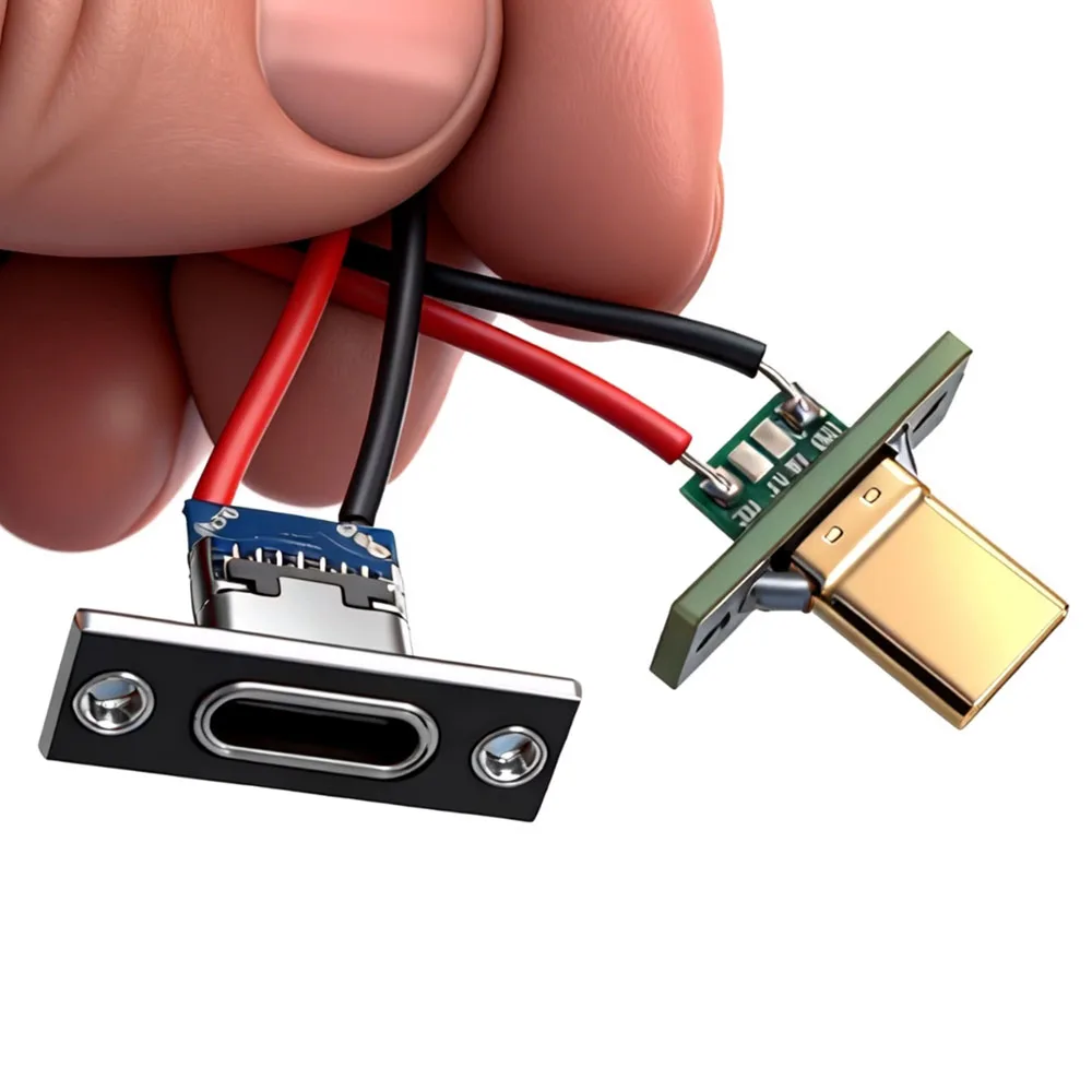 Type-C 3A 5V Male to Female USB 3.1 Test PCB Board Adapter Type C 2P 4P Connector Socket For Data Line Wire fixed plate
Type-C 3A 5V Male to Female USB 3.1 Test PCB Board Adapter Type C 2P 4P Connector Socket For Data Line Wire fixed plate