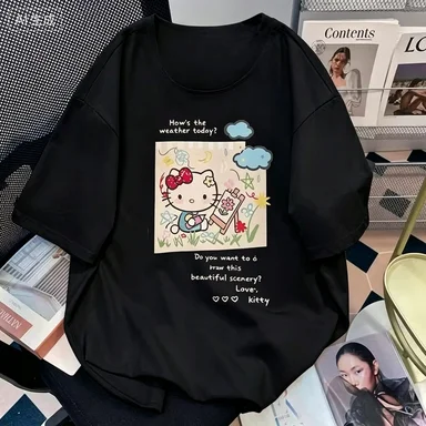 2026 Sanrio's Summer New Collection - HelloKitt Graffiti Cartoon Print Pure Comfortable and loose children's clothing
2026 Sanrio's Summer New Collection - HelloKitt Graffiti Cartoon Print Pure Comfortable and loose children's clothing