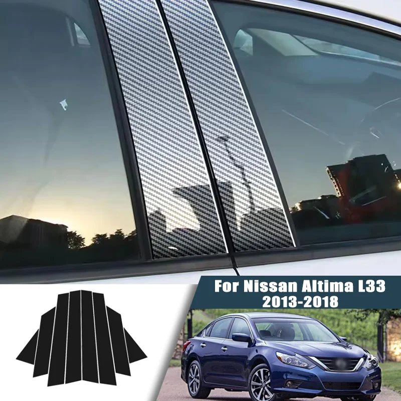 Glossy Black Carbon Fiber Window Door Deal B C Pillar Post Cover Sticker For Nissan Altima L33 2013-2018 2014 2015 2016 2017
Glossy Black Carbon Fiber Window Door Deal B C Pillar Post Cover Sticker For Nissan Altima L33 2013-2018 2014 2015 2016 2017