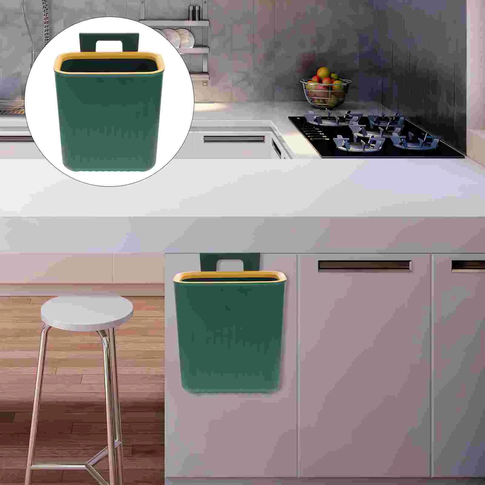 Wall Mounted Trash Can Bathroom Container with Lid Waste Bin Office Cans for Household Cover
Wall Mounted Trash Can Bathroom Container with Lid Waste Bin Office Cans for Household Cover