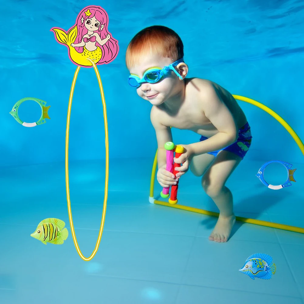 Swimming Pool Throwing Gadgets Diving Ring/Seaweed/Fish/Gemstone Swim Dive Plaything Set Creative Swimming Pool Accessories
Swimming Pool Throwing Gadgets Diving Ring/Seaweed/Fish/Gemstone Swim Dive Plaything Set Creative Swimming Pool Accessories