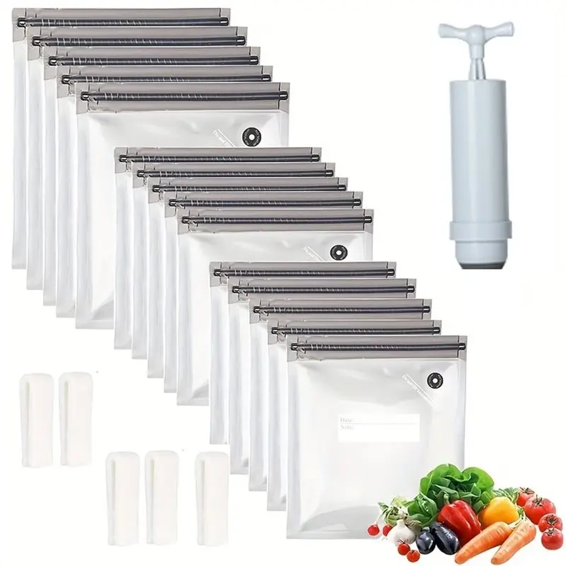 A03F-Food Grade Air Valve, Sealed Bag, Zipper, Food Vacuum Bag, For Kitchen Compressed Storage Bag, Fresh-Keeping
A03F-Food Grade Air Valve, Sealed Bag, Zipper, Food Vacuum Bag, For Kitchen Compressed Storage Bag, Fresh-Keeping