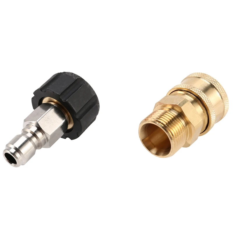 4X High Pressure Washer Adapter Set Quick Connect Kit, Metric M22-15Mm, TWIS292
4X High Pressure Washer Adapter Set Quick Connect Kit, Metric M22-15Mm, TWIS292