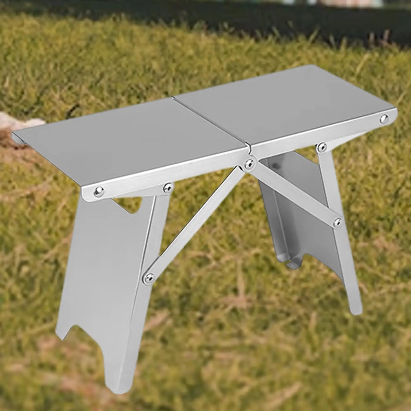 Outdoor Chair Portable Fishing Stool Rack Stainless Steel Folding Camping Table Compact for Cooking BBQ Backyards Hiking Beach 
Outdoor Chair Portable Fishing Stool Rack Stainless Steel Folding Camping Table Compact for Cooking BBQ Backyards Hiking Beach