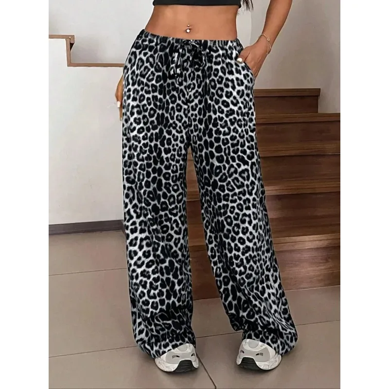 Plus Size Summer Fashion Women's Leopard Print Wide Leg Pants Women All Season Casual Wide Leg Pants
Plus Size Summer Fashion Women's Leopard Print Wide Leg Pants Women All Season Casual Wide Leg Pants
