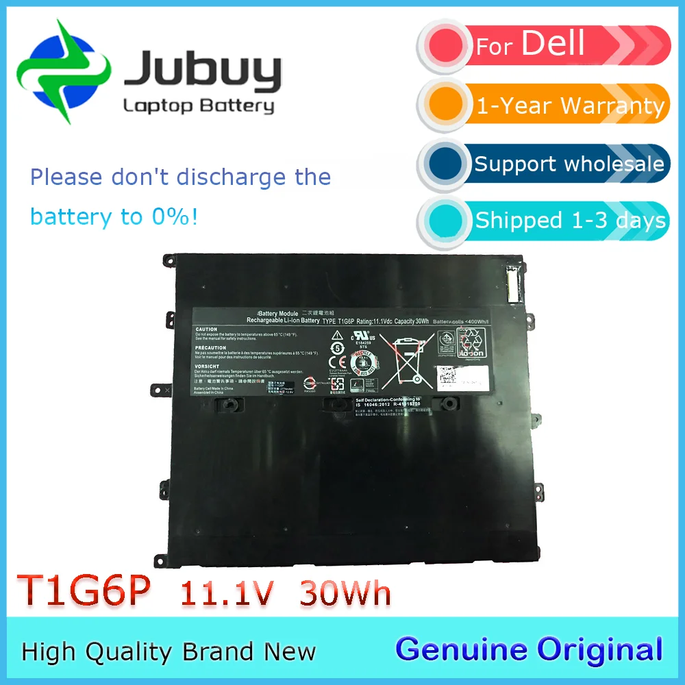 Оригинальный аккумулятор для ноутбука T1G6P 11,1 В 30 Втч для Dell Vostro V13 V130 V1300 V13Z 0NTG4J 0PRW6G 0449TX
Оригинальный аккумулятор для ноутбука T1G6P 11,1 В 30 Втч для Dell Vostro V13 V130 V1300 V13Z 0NTG4J 0PRW6G 0449TX