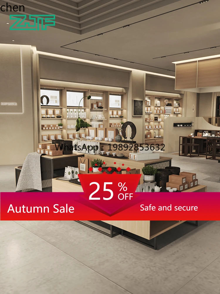 Sample Display Table Tea Island Display Stand Product Display Rack Combination
Sample Display Table Tea Island Display Stand Product Display Rack Combination