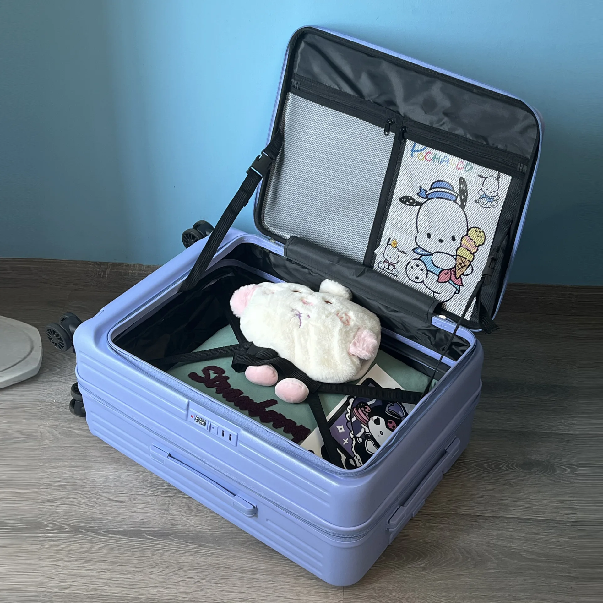 Side-opening luggage boxes expandable multi-functional rolling suitcase 20-inch travel suitcases carry-on suitcase for men women
Side-opening luggage boxes expandable multi-functional rolling suitcase 20-inch travel suitcases carry-on suitcase for men women