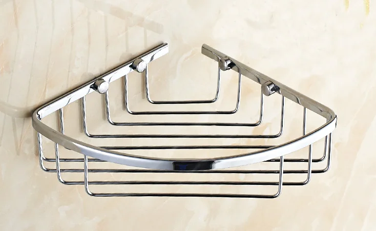 Wall Mounted Modern Polished Chrome Brass Shower Corner Shelf Bathroom Basket Holder Shampoo Storage Shelf Rack Dba521
Wall Mounted Modern Polished Chrome Brass Shower Corner Shelf Bathroom Basket Holder Shampoo Storage Shelf Rack Dba521
