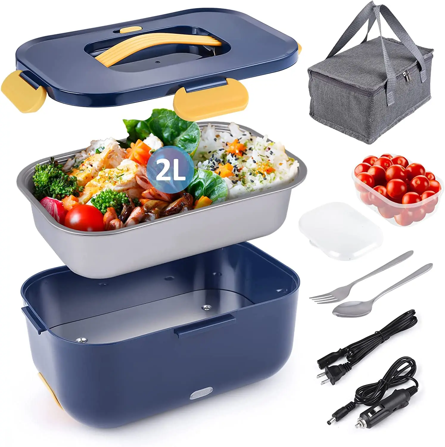 Multi Functional Heating Lunch Box Electric Food Insulation Lunch Box Stainless Steel Heating Lunch Box
Multi Functional Heating Lunch Box Electric Food Insulation Lunch Box Stainless Steel Heating Lunch Box