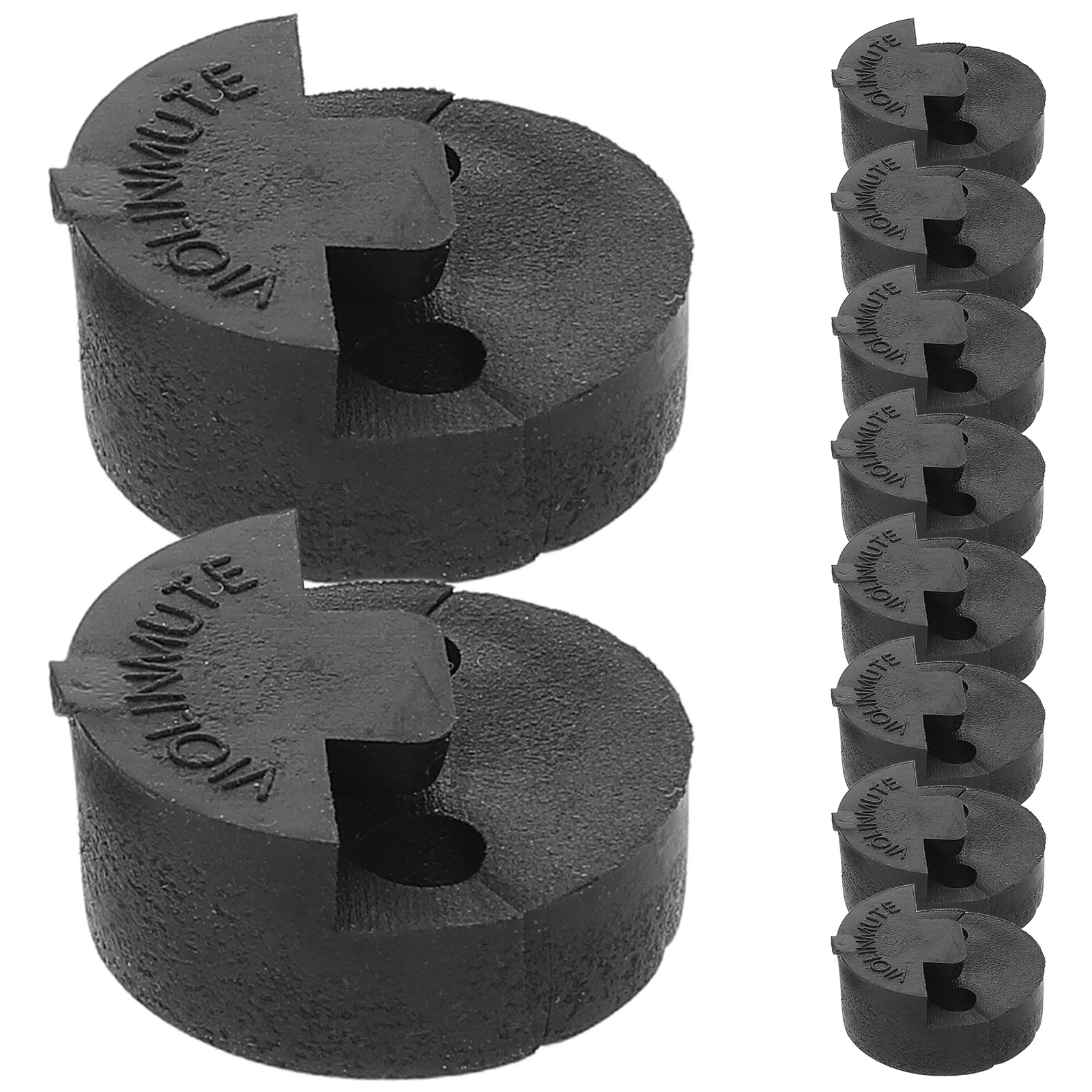 10 pcs Violin Mute Round Black Rubber Sound Reducer for Electric Violin Cello Accessories String Instrument Part
10 pcs Violin Mute Round Black Rubber Sound Reducer for Electric Violin Cello Accessories String Instrument Part