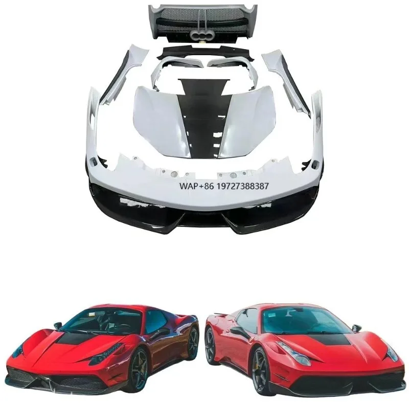 For 458 - Misha Style Carbon Fiber Exterior Upgrade Kit
For 458 - Misha Style Carbon Fiber Exterior Upgrade Kit