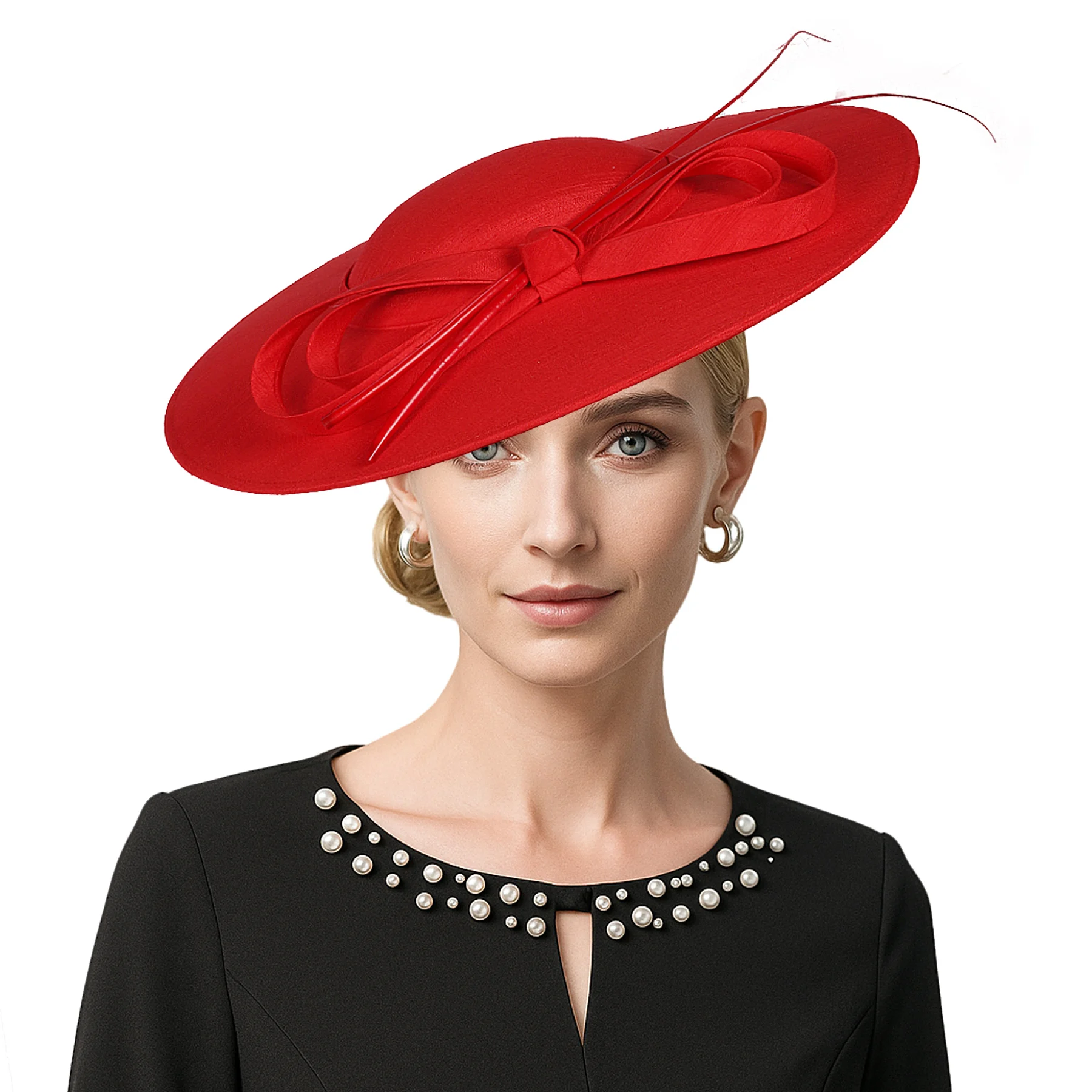 Sinamay Weddings Fascinators Hats For Women Ladies Large Big Brim Cocktail Church Tea Party Dress Fedoras Hat With Bow Feather
Sinamay Weddings Fascinators Hats For Women Ladies Large Big Brim Cocktail Church Tea Party Dress Fedoras Hat With Bow Feather