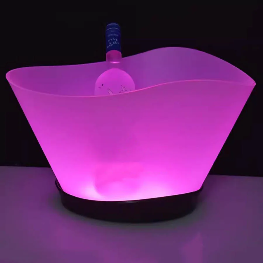 12L LED Rechargeable ICE Buckets Light Up Champagne Beer Holder Bars Nightclubs Wine Drink Beer Cooler Champagne Wine Container
12L LED Rechargeable ICE Buckets Light Up Champagne Beer Holder Bars Nightclubs Wine Drink Beer Cooler Champagne Wine Container