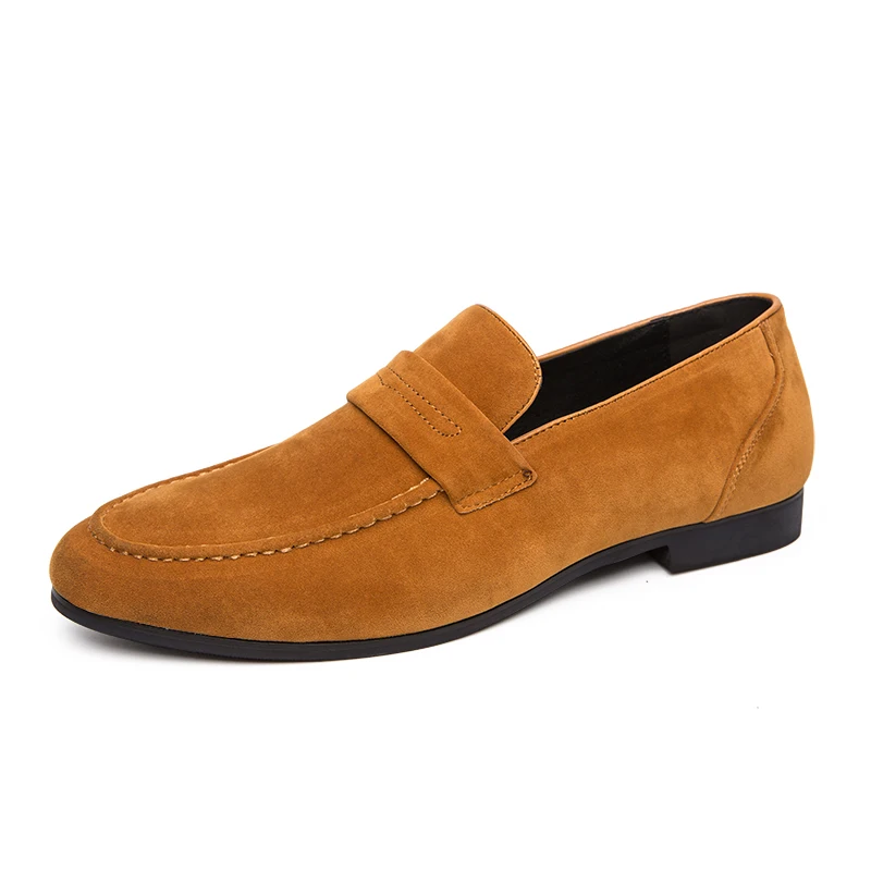 Fashion Brand Soft Soled Comfortable Men's Suede Leather Shoes Massage Sole Low Cut Flat Shoes Men's Business Casual Shoes
Fashion Brand Soft Soled Comfortable Men's Suede Leather Shoes Massage Sole Low Cut Flat Shoes Men's Business Casual Shoes