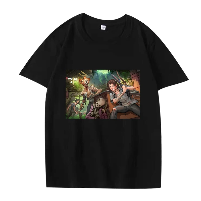 The Last of Us 2 T Shirt men women Oversized 100% Cotton streetwear Hot sale short sleeve Summer top print Unisex plus size tops
The Last of Us 2 T Shirt men women Oversized 100% Cotton streetwear Hot sale short sleeve Summer top print Unisex plus size tops