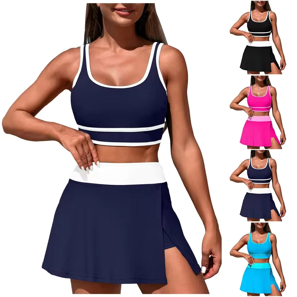 Women'S High Waisted Bikini Sets Sporty Two Piece Swimsuits Color Block High Cut Bathing Suits Traje De BañO Mujer
Women'S High Waisted Bikini Sets Sporty Two Piece Swimsuits Color Block High Cut Bathing Suits Traje De BañO Mujer