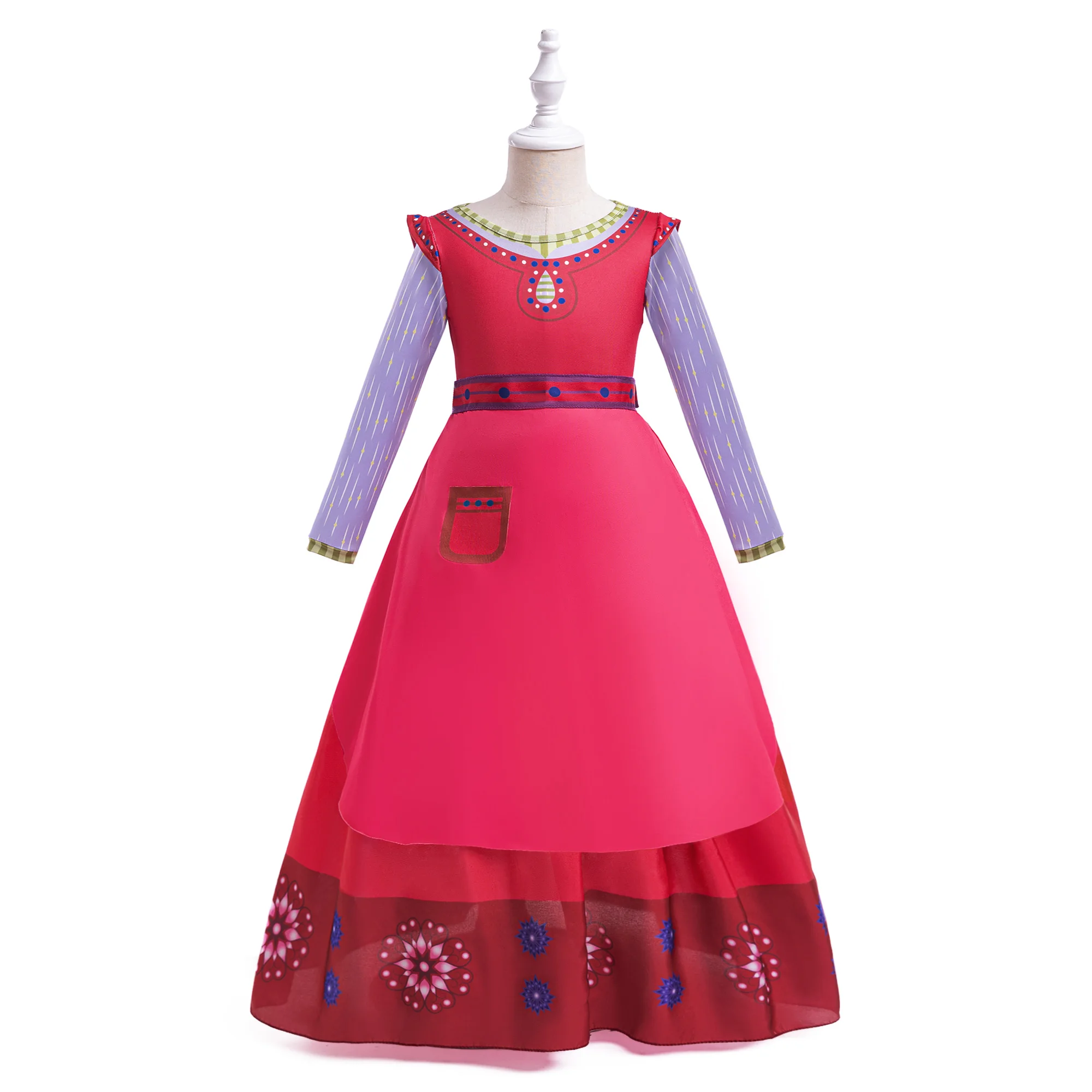 Young Girls Wish Asha Magic Costumes Kids Hot Pink Cosplay Party Dress Girl Long Christmas Dresses Carnival Pageant New Clothing
Young Girls Wish Asha Magic Costumes Kids Hot Pink Cosplay Party Dress Girl Long Christmas Dresses Carnival Pageant New Clothing