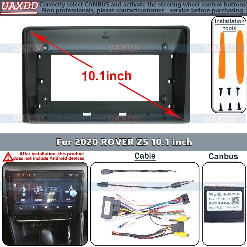 FOR 2020 ROVER ZS 10.1INCH 2 Din Car Android frame panel Center fascia cable video harness adapter dashboard decoder canbus box
FOR 2020 ROVER ZS 10.1INCH 2 Din Car Android frame panel Center fascia cable video harness adapter dashboard decoder canbus box