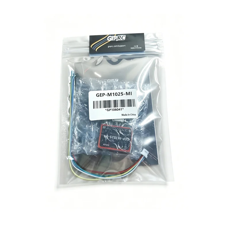 GEP-M1025 FPV GPS By GEPRC, Multi-Sensor Options(QMC5883L/IST8310/DPS310/MS5611), Built-in Flash Storage
GEP-M1025 FPV GPS By GEPRC, Multi-Sensor Options(QMC5883L/IST8310/DPS310/MS5611), Built-in Flash Storage