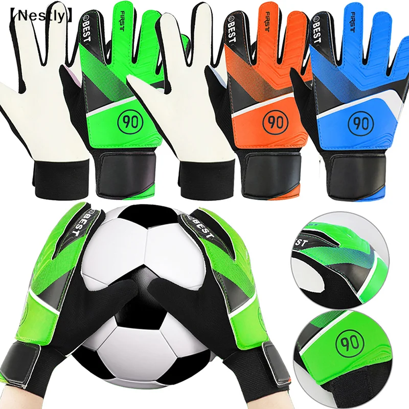 1 Pair Children Soccer Goalkeeper Gloves Anti-Collision Latex PU Goalkeeper Hand Protection Gloves Football Accessories〔Nest〕
1 Pair Children Soccer Goalkeeper Gloves Anti-Collision Latex PU Goalkeeper Hand Protection Gloves Football Accessories〔Nest〕