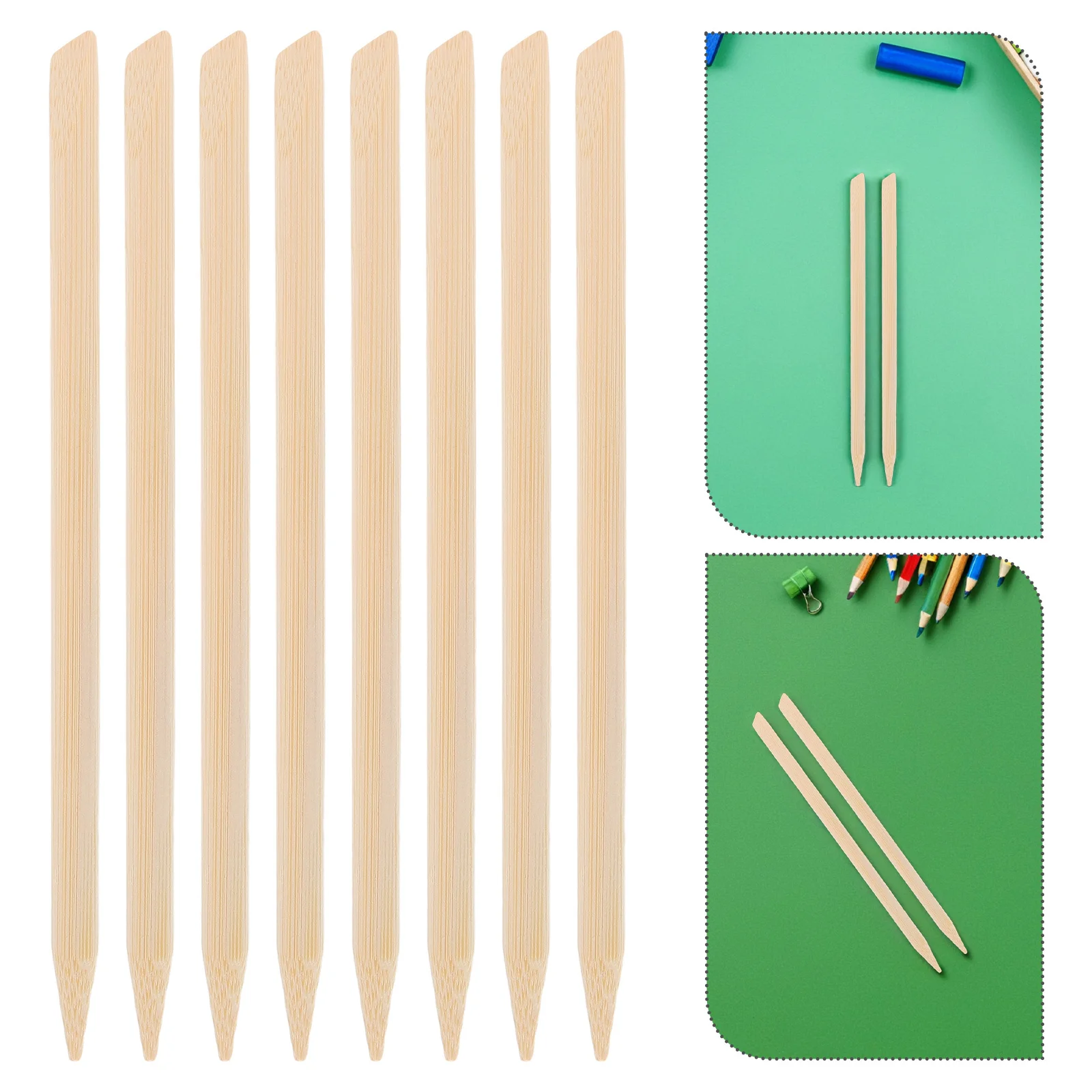 100Pcs Dual-Ended Bamboo Scratch Stylus Pens for Precise Scratchboard Drawing Kids Adults Creative Art Tools Scratching Tool Set
100Pcs Dual-Ended Bamboo Scratch Stylus Pens for Precise Scratchboard Drawing Kids Adults Creative Art Tools Scratching Tool Set
