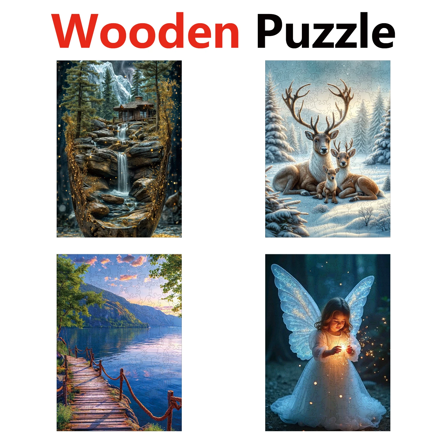 Deer Fairy Bridge Animal Puzzles High Quality Jigsaw Puzzle Wooden Puzzle Best Christmas Gift
Deer Fairy Bridge Animal Puzzles High Quality Jigsaw Puzzle Wooden Puzzle Best Christmas Gift