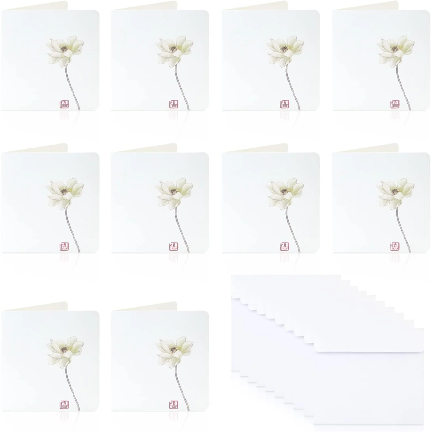 10Pcs All Occasion Greeting Cards with Envelopes Blank Inside, Printable Botanical Notecard Set, 3x3In Plain Half Fold Note Car
10Pcs All Occasion Greeting Cards with Envelopes Blank Inside, Printable Botanical Notecard Set, 3x3In Plain Half Fold Note Car