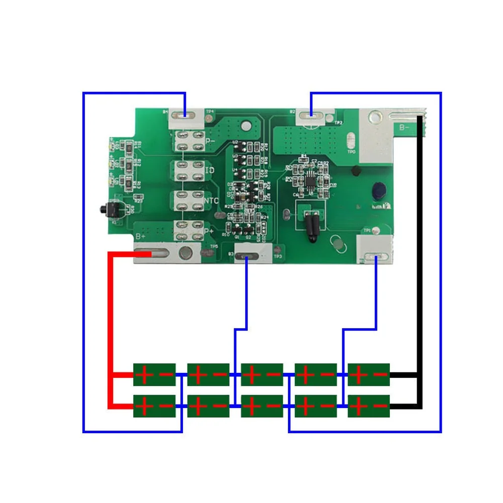 For 20V 18V CMCB204 Series Protection Circuit Board with Four Point Safety System and Onboard Temperature Sensing Circuitry
For 20V 18V CMCB204 Series Protection Circuit Board with Four Point Safety System and Onboard Temperature Sensing Circuitry