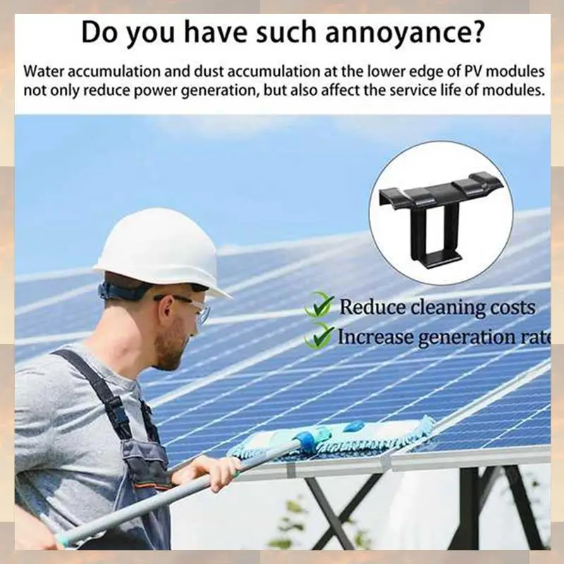 Flash Trend 100PCS Photovoltaic Panel Drainage Buckle Surface Plate Solar Panel Water Drain Clip For Solar Panel Draining Black
Flash Trend 100PCS Photovoltaic Panel Drainage Buckle Surface Plate Solar Panel Water Drain Clip For Solar Panel Draining Black