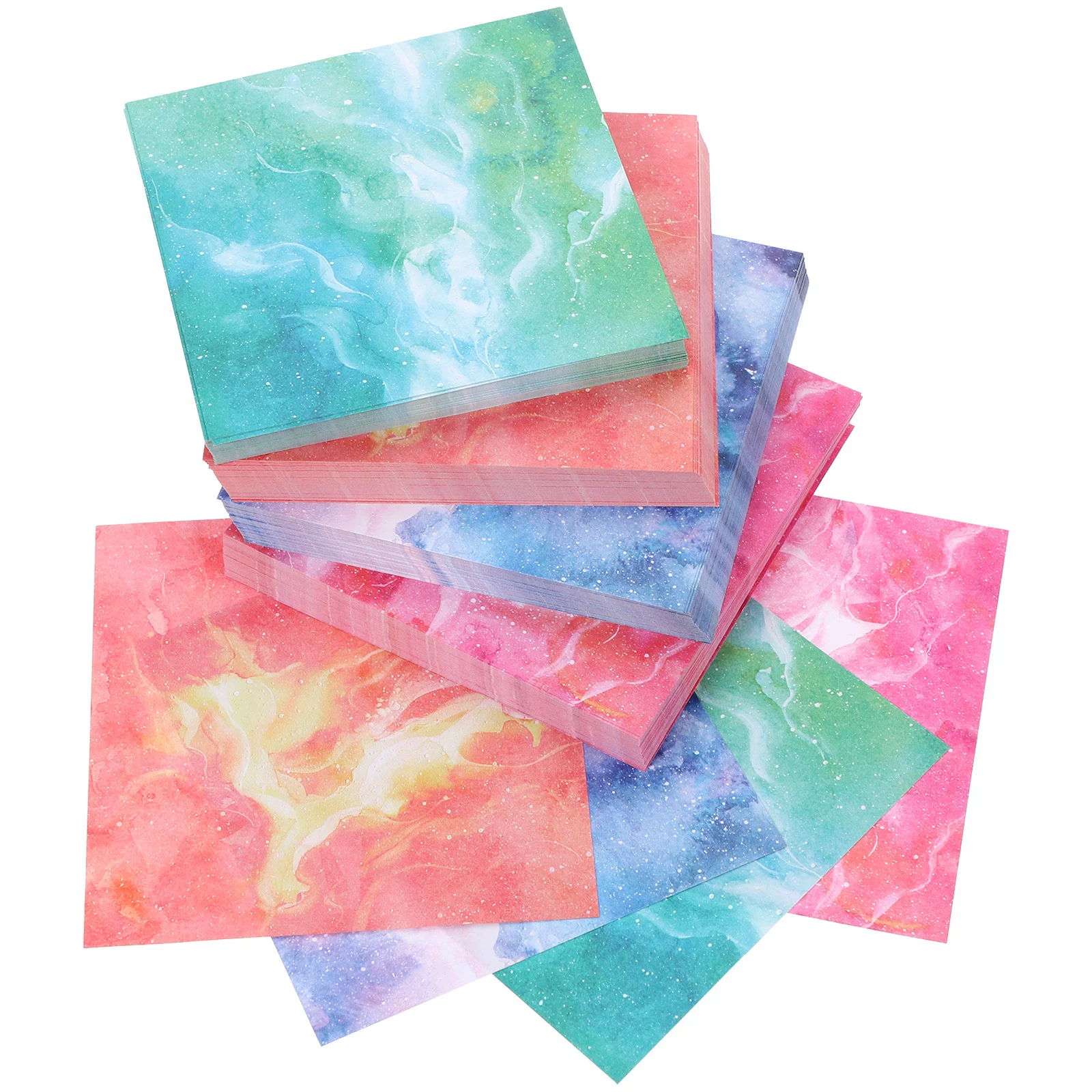 400 Sheets Square Origami Paper Watercolor Pattern DIY Folding Craft for Home Decoration Party Gift Making Activities
400 Sheets Square Origami Paper Watercolor Pattern DIY Folding Craft for Home Decoration Party Gift Making Activities