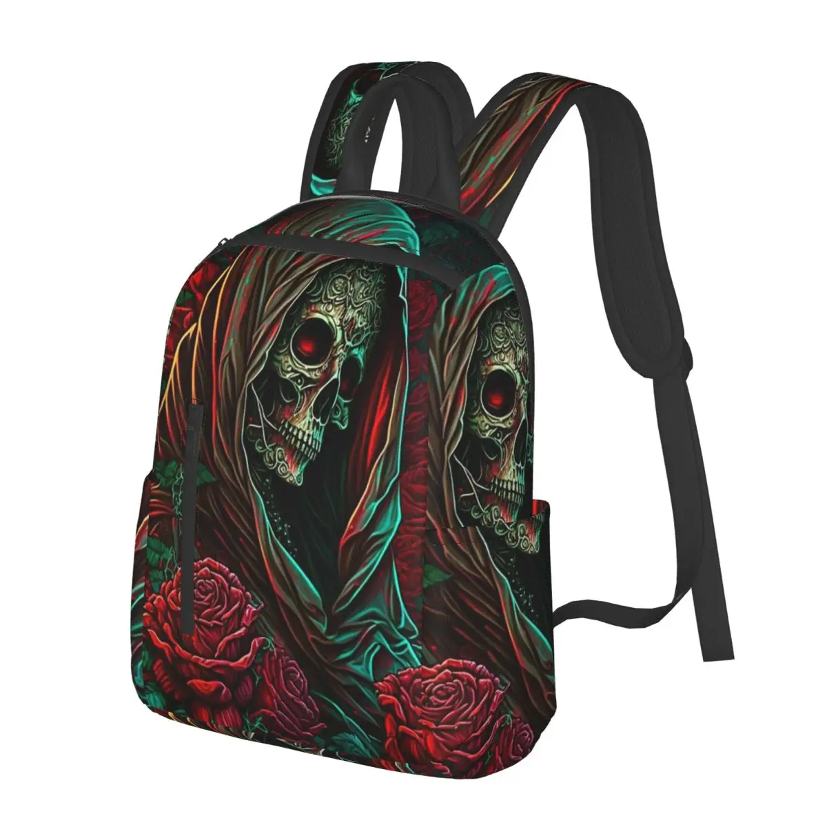 Forest Roses Santa Muerte Student Backpack School Bag Hiking Travel Daypack for Men Women Bookbag Shoulder Bags
Forest Roses Santa Muerte Student Backpack School Bag Hiking Travel Daypack for Men Women Bookbag Shoulder Bags