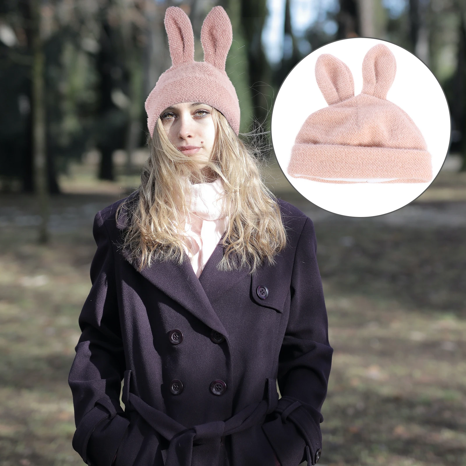 Adorable Rabbit Ear Beanie Hat Warm Winter Wool Knitted Soft Cap for Women Girls Fashionable Outdoor Headwear Chenille Hat Cold
Adorable Rabbit Ear Beanie Hat Warm Winter Wool Knitted Soft Cap for Women Girls Fashionable Outdoor Headwear Chenille Hat Cold