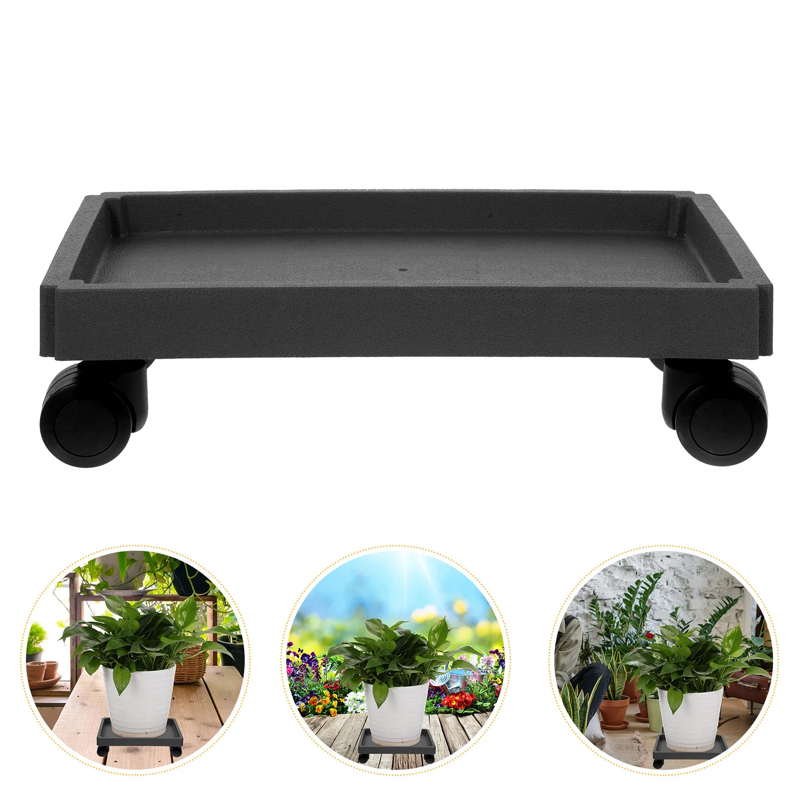 Plastic Flower Pot Tray with Wheels Rolling Plant Tray Movable Plant Holder for Potted Plants Indoor Outdoor Flowerpot Holder
Plastic Flower Pot Tray with Wheels Rolling Plant Tray Movable Plant Holder for Potted Plants Indoor Outdoor Flowerpot Holder